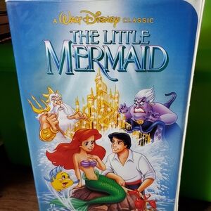 Disney's The Little Mermaid VHS - Blue and Red Cover
